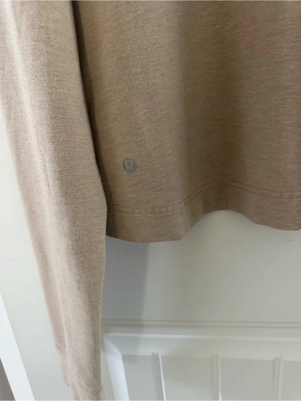 Lululemon Modal Hooded Pullover Taupe Size 12
